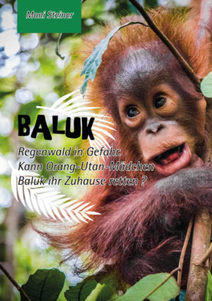 Honighäuschen (Bonn) - Die Geschichte des kleinen Orang Utan-Mädchens Baluk greift viele Probleme der heutigen Zeit auf. Sie erzählt kindgerecht vom Schicksal unserer Regenwälder und dem unendlichen Leid ihrer tierischen Bewohner und davon, wie unsagbar wichtig es ist, unseren Planeten endlich zu schützen und mit Respekt zu behandeln. Entstanden ist eine unterhaltsame, lehrreiche und spannende Geschichte, die sich in den heutigen Zeitgeist nicht besser einfügen könnte. Behutsam und einfühlsam erzählt sie die Geschichte des kleinen Orang Utan-Mädchens Baluk. Dies ist nur eine einzelne Geschichte zu all den tierischen Dramen, die sich jeden Tag ganz real auf unserem Planeten abspielen. Jeden Tag werden auf unserem Planeten 34 Fussbaldfelder pro Minute unwiederbringlich durch Rodung mit Feuer und Abholzung zerstört. Nur alleine in Indonesien werden jeden Tag 1000 Wildvögel dem Dschungel geraubt. Diese Vögel fehlen dann um im Dschungel die Pflanzen zu bestäuben. Baluks Geschichte zeigt auch auf, wie sehr alles zusammenhängt. Jedes noch so kleine Tierchen ist wichtig und hat seine Funktion. Sie alle sind wertvoll, schützenswert und sie alle werden für die immer wiederkehrenden Abläufe in der Natur gebraucht. Auch Sumatra-Tiger und Nashörner sind vom Aussterben bedroht, weil sie durch Abholzung in immer rasanterer Geschwindigkeit ihren Lebensraum verlieren. Baluks Geschichte ist all den kleinen Heldinnen und Helden von morgen gewidmet. Unseren wundervollen Kindern, die uns durch ihre Sensibilität ihrer Umwelt gegenüber hoffen lassen, dass die nächste Generation es besser machen wird als wir. Und, natürlich, all den unermüdlichen Mamas und Papas, die sich jeden Tag aufrichtig darum bemühen, aus ihren großartigen Kindern noch großartigere Erwachsene zu formen. Die Geschichte spielt auf der indonesischen Insel Sumatra. Die Regenwälder dort stehen bereits auf der Roten Liste des gefährdeten Welterbes der UNESCO, weil sie durch Ausbreitung der Landwirtschaft immer mehr zerstört werden. Hier ist die Heimat Baluks und ihrer Familie. Hier erlebt sie mit ihren Eltern auf ihrer Flucht vor den Waldrodungen der Menschen so einige Abenteuer. Das kleine Orang Utan-Mädchen lernt auf unterhaltsame, lehrreiche und manchmal auch gefährliche Art, dass im Dschungel hinter jedem Busch Gefahr und hinter jedem riesigen Regenwaldbaum ein Abenteuer auf sie warten kann. So lernt sie andere Tiere des Dschungels kennen und ihre Bedürfnisse zu respektieren. Im Laufe ihres Abenteuers lernt das kleine Affenmädchen auch Luh, die Tochter eines indonesischen Bauern kennen. Nach anfänglicher Scheu voreinander entsteht trotz kultureller Meinungsverschiedenheiten, zwischen den verschiedensten Wildtieren und wunderschöner Natur eine tiefe Freundschaft zwischen den beiden. Manchmal genügen schon zwei starke Herzen, die im Einklang schlagen, um etwas zum Positiven zu wenden. Ob das Orang Utan-Mädchen Baluk zusammen mit dem indonesischen Bauernmädchen Luh es wohl schaffen werden, denn Affenhügel, der seit Generationen die Heimat der Orang Utans ist, zu retten?