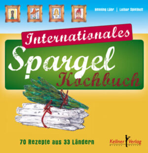 Dieses Kochbuch zeigt: Spargel ist keineswegs ein deutsches Gemüse. Auf der gesamten Welt ist das leckere Gemüse bekannt und genauso beliebt wie hierzulade. Tauchen Sie ein in die Welt des Spargels und lernen Sie Neues kennen. Ob aus Russland, China oder Peru, leckere Soßenvariationen oder Spargeldesserts, 33 exotische Rezepte aus 70 Ländern bringen Abwechslung auf den Tisch. Neben vielen Aquarellen aus der Feder von Henning Lühr und Ulrike Zipp schmücken auch die landessprachlichen Schriftzeichen das Buch. Zudem gibt es reichlich Informationen über den Rand eines gewöhnlichen Kochbuchs hinaus. Lernen Sie die Kulturgeschichte und die verschiedenen Arten des Spargels kennen. Wussten Sie, dass dieses Gemüse ursprünglich durch die Römer nach Deutschland und im 16. Jahrhundert an Fürstenhöfen groß heraus kam?! Im 18. begann dann der Anbau im großen Stil.