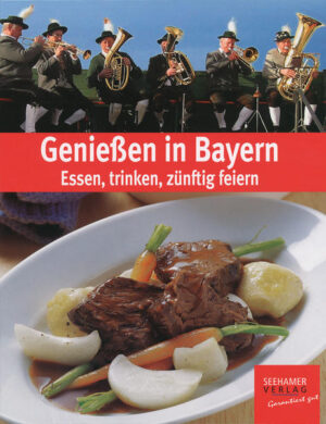 Mit Leib und Seele. Genießen in Bayern: Unter diesem Motto stellen vier Spitzenköche aus Oberbayern, Ostbayern, Allgäu und Bayerisch Schwaben sowie aus Franken traditionelle Rezepte vor - modern aufgefasst und kreativ verfeinert. Alle vier Küchenchefs schöpfen aus dem Reichtum der jeweiligen regionalen Produkte, ihre Rezepte bringen die ganze Vielfalt der Bayerischen Küche zur Geltung. Bayerische Genüsse beschränken sich jedoch nicht nur auf Kulinarisches: Die Freude am Feiern gehört ebenso dazu. Und zum Feiern gibt es in Bayern reichlich Gelegenheit! Auch davon berichtet dieses Buch und lädt so auf vielfältige Art ein: Zum Genießen in Bayern!