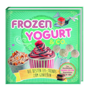 Frozen Yogurt und Frozen Sandwiches sind die neuen Trends am Süßspeisenhimmel. Wir legen mit Frozen Törtchen, Frozen Pop-ups, Frozen Cake Pops & Co. noch mal eine Schippe drauf! Ganz leicht und frisch oder supercremig mit Sahne & Co. haben alle 40 Genießer-Rezepte zwei Dinge gemein: Sie sind verführerisch gut und überraschend neu! Ob Vanille-Frozen-Yogurt mit Karamell-Swirl, Frozen Whoopies mit verführerischem Schokogebäck und einer Füllung aus gefrorenem Erdbeer-Daiquiri, Frozen Cake Pops aus Kokoseis oder Frozen Cupcakes mit einem Topping aus Nuss-Frozen-Yogurt: Diese Rezepte sind einfach zum Dahinschmelzen und dabei kinderleicht in der Herstellung! - 40 tolle Trend-Rezepte für Naschkatzen - Jedes Rezept brillant bebildert und Schritt für Schritt erklärt - Inklusive fettfreier Rezeptideen für figurbewussten Genuss - Kinderleicht in der Herstellung - auch ohne Eismaschine "Frozen Yoghurt & Co - Die besten Eis-Trends zum Genießen" ist erhältlich im Online-Buchshop Honighäuschen.