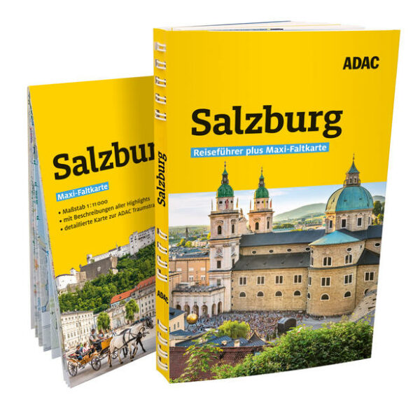Der praktische ADAC Reiseführer plus Salzburg begleitet Sie in die Heimatstadt Mozarts und bietet übersichtliche Informationen zu allen Sehenswürdigkeiten