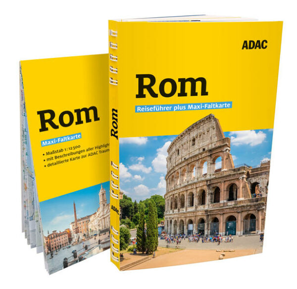 Der praktische ADAC Reiseführer plus Rom begleitet Sie in die italienische Hauptstadt und bietet übersichtliche Informationen zu allen Sehenswürdigkeiten