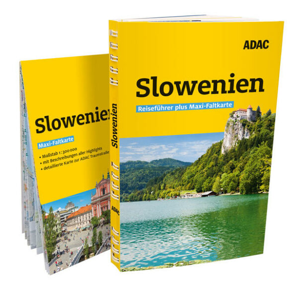 Der ADAC Reiseführer plus Slowenien begleitet Sie in das grüne Herz Europas und bietet übersichtliche Informationen zu allen Sehenswürdigkeiten