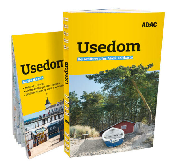 Der praktische ADAC Reiseführer plus Usedom begleitet Sie an den längsten Sandstrand der Ostsee und bietet übersichtliche Informationen zu allen Sehenswürdigkeiten