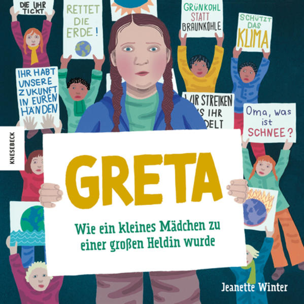 Honighäuschen (Bonn) - Die beeindruckende Geschichte der sechzehnjährigen Klimaaktivistin Greta Thunberg, die eine weltweite Schülerbewegung entfacht hat und die mächtigsten Menschen der Welt zum Handeln gegen den Klimawandel auffordert  erzählt als Bilderbuch. Erderwärmung, schmelzende Eiskappen und die wachsende Bedrohung des Planeten Erde  als Greta in der Schule vom Klimawandel erfährt, ist sie am Boden zerstört. Was kann sie tun? Wenn die Erwachsenen sich nicht genug dafür einsetzten, den Planeten zu retten, muss Greta selbst aktiv werden. Also streikt sie. Jeden Freitag führt ihr Weg nicht in die Schule, sondern zum Parlamentsgebäude in Stockholm, wo sie ein Plakat mit der Aufschrift Schulstreik fürs Klima hält. Anfangs ist sie allein, doch nach einiger Zeit schließen sich immer mehr Schülerinnen und Schüler ihrem Streik an, bis ihr einsamer Protest zu einer weltweiten Bewegung gegen den Klimawandel wird. Heute hält Greta Reden bei wichtigen Veranstaltungen wie der UN-Klimakonferenz und ist eine der führenden Stimmen im weltweiten Diskurs darüber, wie wir unseren Planeten retten können. Damit sendet Greta die wichtige Botschaft, dass man nie zu klein ist, etwas Großes zu bewirken. Dieses Bilderbuch über die Klimaaktivistin Greta Thunberg informiert und inspiriert junge Leser, die beginnen, sich mit der Welt um sich herum zu beschäftigen.