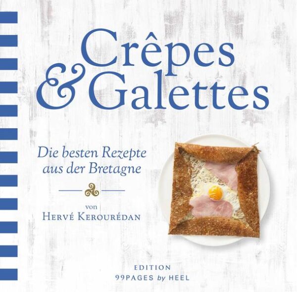 Sie gelten als die "französische Pizza", sind ebenso leicht und vielseitig zuzubereiten. Ob salzig oder süß - die belegten oder gefüllten Pfannkuchen sind Festessen für die ganze Familie und für jeden Anlass. Dieses Buch ist eine Hommage an das Crêpe und dessen herzhafte Variante, die Galette, und natürlich auch an die Bretagne, die Heimat dieser vielseitigen Köstlichkeiten. Das Prinzip ist immer dasselbe: eine Buchweizen-Galette oder ein Weizen-Crêpe erhält die persönliche Note durch den individuellen Belag, feste Regeln gibt es da nicht, der Fantasie sind keine Grenzen gesetzt. In 99 Rezeptideen hat der Bretone Hervé Kerourédan die beliebtesten Kompositionen seines Hamburger Restaurauts Ti Breizh zusammengestellt: mal deftig belegt mit Fisch, Speck, Ziegenkäse oder süß und fruchtig mit Eis, Früchten, Nutella oder Konfitüre. Ebenso gelungene wie einfache französische Gerichte mit magischer Anziehungskraft, dem sich auch Urlauber in der Bretagne kaum entziehen können. Eine kleine Übersicht über die Geschichte dieser Speisen und der Bretonen rundet dieses Rezeptbuch ab und ist damit ein Buch für alle Liebhaber der Bretagne und der bretonischen Küche, denn diese rustikalen Gerichte sind untrennbar mit dieser beliebten Region Frankreichs verbunden. "Crêpes & Galettes" ist erhältlich im Online-Buchshop Honighäuschen.