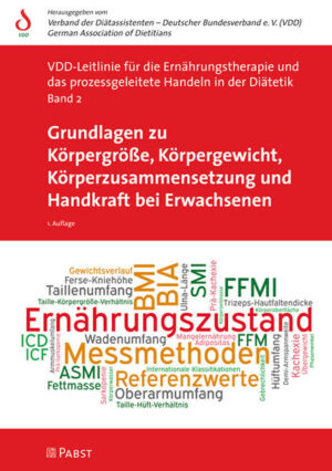 Honighäuschen (Bonn) - Nun liegt Band 2 Grundlagen zu Körpergröße, Körpergewicht, Körperzusammensetzung und Handkraft bei Erwachsenen der VDD-Leitlinie für die Ernährungstherapie und das prozessgeleitete Handeln in der Diätetik vor. Der Verband der Diätassistenten  Deutscher Bundesverband e. V. (VDD) erweitert damit Band 1 Manual für den German-Nutrition Care Process (G-NCP) der Leitlinie um eine erste praktische Ergänzung. Die VDD-Leitlinie ist aus Sicht der Diätassistenten als Brücke zu und zwischen den Leitlinien der entsprechenden Fachgesellschaften bzw. der Arbeitsgemeinschaft der Wissenschaftlichen Medizinischen Fachgesellschaften zu verstehen