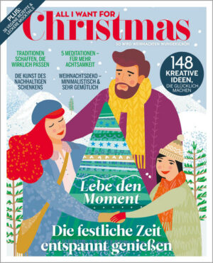 Die Advents- und Weihnachtstage sind für die meisten Deutschen die schönsten, besinnlichsten und gemütlichsten - vielleicht sind es sogar die magischsten Tage im Jahr, gerade in diesen Zeiten. Lasst das Fest der Liebe und Familie in diesem Jahr besonders machen: Wir wollen Sie mit diesem Magazin mitnehmen auf eine Reise quer durch die schönsten Bräuche, Tugenden und Geschichten, die die Weihnachtszeit so besonders machen. Viele schöne Bilder aus allen Teilen der Welt inspirieren und machen die Vorfreude dabei noch größer, dazu steht alles unter dem Stern des nachhaltigen, bewussten und familiären Festes. Die Highlights:Traditionen schaffen, die passen, die Kunst des nachhaltigen Schenkens, 148 Ideen, die glücklich machen, Meditationen für mehr Achtsamkeit, Weihnachtsdeko - minimalistisch & sehr gemütlich. Großer DIY Adventskalender. "All I want for Christmas" ist erhältlich im Online-Buchshop Honighäuschen.