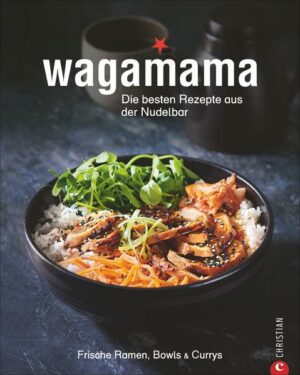 Jeder kennt und liebt die warmen, dampfenden und köstlich duftenden Ramen-Bowls der japanischen Wagamama-Restaurants. Sie sind unendlich vielseitig und sorgen für ein wohltuendes Geschmackserlebnis, egal ob mit Fisch, Fleisch, vegan oder vegetarisch. Mit diesem Buch kann man die 80 besten Wagamama-Rezepte nun selbst zu Hause nachkochen. Nicht nur Ramen-Nudeln, sondern auch Currys, Reis-Bowls, asiatische Salate, Soßen, Dips und aromatische Suppen. Und mit den vielen hilfreichen Schritt-für-Schritt-Bildern gelingen sogar anspruchsvolle Klassiker wie Gyoza-Teigtaschen oder gedämpfte Brötchen. "Wagamama. Die besten Rezepte aus der Nudelbar" ist erhältlich im Online-Buchshop Honighäuschen.