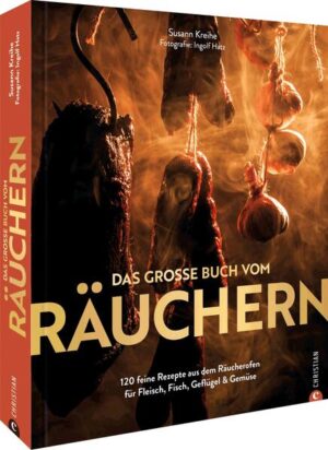 Smoken und Räuchern leicht gemacht Sie möchten endlich das Potenzial Ihres Räucherofens voll ausnutzen? Dann kommt hier die ultimative Räucherschule: 125 kreative Rezepte mit Fleisch, Wurst, Geflügel, Fisch, Käse und Tofu - alles selbst gemacht. Was Sie dazu brauchen? Sorgfältig ausgewählte, naturreine Produkte und das Wissen um die Kniffe des Räucherhandwerks. Wer räuchern will wie die Profis, sollte dieses Standardwerk zur Hand haben! Räuchern für Anfänger: Die erste umfassende Räucherofen-Buch für ambitionierte Hobbyköche inkl. praktischem Leseband für schnelles Suchen und Finden