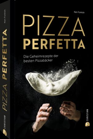 Pizza backen wie ein Pizzaiolo  Hier erfahren Sie die Pizza Geheimnisse Pizzabacken ist eine Kunst, zu deren Vollendung alles stimmen muss: Teigzubereitung, Ruhezeit, Tomaten, Topping, Käse, Backzeit Nur wenn jedes Element perfektioniert wird, gelingt eine Pizza wie vom Profibäcker, den Kenner Pizzaiolo nennen. Mit diesem Pizza Kochbuch werden Sie Schritt für Schritt zum Pizzameister und backen Pizzen wie »Prosciutto & Bufala«, »Fenchelsalami & Zwiebel« oder »Artischockenpizza mit Speck« so perfekt, dass selbst Könner staunen. Teig, Tomaten, Topping: So gelingt die perfekte Pizza! Pizza selber machen: Die perfekte Pizzaschule vom Profibäcker Pizzabacken ist eine Kunst: Hier steht, wie es geht "Pizza perfetta" ist erhältlich im Online-Buchshop Honighäuschen.