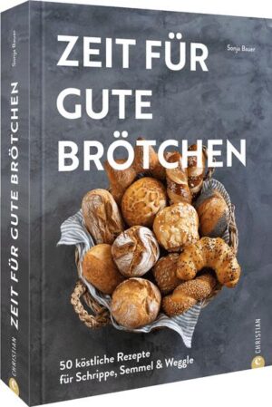 Brötchen backen wie ein Profi - Grundlagen, Rezepte und Tipps für köstlicheBrötchen Duliebst Brötchen in all ihren Variationen? Dann ist dieses Backbuch genau das Richtige für Dich! Hiererfährst du alles, was du für den perfekten Brötchenteig wissen musst. In diesem Buch stehen die kleineren Gebäcke im Mittelpunkt und werden mit 50 kreativen Rezepten in Szene gesetzt. Von süß bis herzhaft, von klassisch bis extravagant - hier findestDu für jeden Geschmack das passende Brötchen. In einer fundierten Einleitung erfährst Du zudem alles Wissenswerte über die verschiedenen Brötchensorten und ihre Herstellung. Ob Semmel, Schrippe, Rundstück, Weck oder Weggli - in unserem Buch findest Du die passenden Rezepte und Inspirationen für deine Brötchenkreationen. Lass dich sich von unseren Ideen inspirieren und zaubere köstliche Brötchen auf den Tisch! AlleGrundlagen und nützliches Basiswissen zur Teigzubereitung werden ausführlich erläutert. Auch die passende Grundausstattung für den Einstieg sowie die Grundausstattung fürerfahrene Hobby-Bäcker*innenwird vorgestellt. Du lernst die Teigbestandteile wie Mehl, Schüttflüssigkeit, Triebmittel und weitere Teigzutaten kennen, und wie du sie richtig dosierst. Auch das Thema Toppings kommt nicht zu kurz. Du erhältst wertvolle Tipps zur Teigzubereitung, wie Vorstufen herstellen, Teig kneten, Teiglinge formen, Stock- und Stückgare. Zudem erfährst du, wie du deine Brötchen aufbewahrst und aufbackst. Mit 50 Rezepten für knusprige Brötchen, Pita-Brottaschen, Laugenstangen und vieles mehr, findest du garantiert das passende Rezept für dich. Ob Rezepte ohne zeitintensive Vorstufen (Toastbrötchen, Pita-Brottaschen, Bagels) oder mit langer Teigführung bei Raumtemperatur (No-Knead-Brötchen, Dinkel-Müsli-Ecken), im Kühlschrank (Laugenstangen, Pestowirbel) oder mit zeitintensiven Vorstufen wie Hefevorteig oder Sauerteig (Mini-Focaccia, Softe Sandwichbrötchen) - hier ist für jeden Geschmack etwas dabei. Auch süße Rezepte aus Hefeteig mit und ohne Lievito Madre, wie Zimtsterne, Schokobrötchen, Nugatbuchteln und Hot Cross Buns, runden das Angebot ab. Werde zum Brötchenprofi und zaubere dir jeden Tag frische und köstliche Brötchen! Der Nachfolger von Sauerteig kann alles von Foodbloggerin Sonja Bauer Geeignet für Anfänger und Fortgeschrittene Brotbäcker*innen Schritt-für-Schritt-Anleitungen, praktische Tipps undBeispielzeitpläne Abwechslungsreiche und vielfältige Brötchen-Variationen: Mit 50 gelingsicheren Rezepten