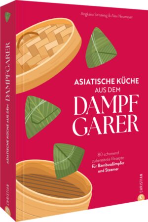 80 asiatische Rezepte für die schonende Zubereitung im Dampfgarer Asiatische Gerichte für den Dampfgarer! Dieses Buch vereint die herrlichen Aromen der asiatischen Küche mit den gesunden Vorzügen des Dampfgarens. Warum das so gut passt? Von Reis über Dumplings bis Fleisch, Fisch und Gemüse wird in Asien traditionell viel gedämpft. Hier kommt also zusammen, was zusammen gehört. Neben der Zubereitung im modernen Dampfgarer, leiten die Rezepte auch zur klassischen Zubereitung mit dem Bambusdämpfer an.