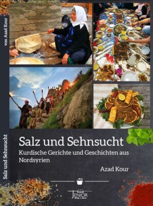 Seitdem ich in Deutschland bin, wurde ich oft nach dem Essen in meiner Heimat Syrien gefragt. Was ich zu Hause zum Frühstück aß oder zu Mittag? Ob wir mehr Getreide, Gemüse oder Fleisch aßen? Gibt es noch andere Sachen, die es in Deutschland nicht gibt? Ich versuche in diesem Buch einen Überblick über die Tradition des Essens in meiner Stadt Kobani zu geben. Ich erzähle persönliche Geschichten, beschreibe die Rezepte und zeige ein paar Bilder, die mir am Herzen liegen. Das Essen, das meine Mama von meiner Oma gelernt hat, hat sie an uns weitergegeben. Das Essen ist ein großer Teil von unserer Kultur und es verbindet die Men-schen miteinander. Vielleicht ja auch in Deutschland.Ich wünsche Ihnen viel Spaß beim Lesen und Kennenlernen meiner Kultur und seiner Küche. Ihr Azad Kour "Salz und Sehnsucht" ist erhältlich im Online-Buchshop Honighäuschen.