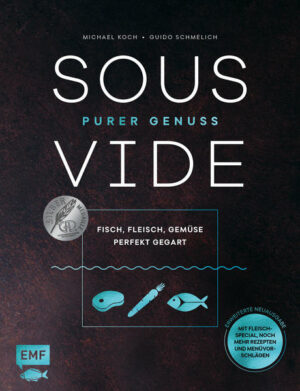 Sous-vide  die innovative Gartechnik der Spitzenküche kann sich jeder in die eigene Küche holen! Hinter dem Begriff Sous-vide steckt das Garen von Lebensmitteln im Wasserbad, eingeschweißt in einer Vakuumverpackung. Fleisch, Fisch oder Gemüse gart darin bei einer exakt gleichbleibenden Temperatur, die  je nach Produkt  etwa zwischen 49 und 68 Grad liegt. In "Sous-Vide  Purer Genuss" finden sich alle Grundlagen und Profitipps zum Sous-vide-Garen zu Hause  von der optimalen Gerätewahl über die richtige Gartemperatur bis zum schonenden Dämpfen, von der Auswahl des richtigen Fleischs bis zu Würz- und Mariniertechniken. Die über 90 Rezepte für Suppen, Fleisch, Fisch und Desserts lassen keine Wünsche offen: Eggs Benedict mit gedämpftem Spargel, BBQ-Rinderbrust mit Ananas-Coleslaw, gedämpfte Gua-Bao-Buns mit Schweinebauch und eingelegtem Gemüse oder Vanillecreme mit Ahornsirup sind nur eine kleine Auswahl. Als besonderes Extra gibt es Vorschläge für das perfekte Menü zum Fest  ob Weihnachten oder Silvester  und ein Special zum perfekten Steak. Diese aktualisierte Neuauflage beinhaltet neue Rezepte und Menü-Vorschläge und ist mit seiner hochwertigen Ausstattung das ideale Geschenk für Hobbyköche und Genießer. "Sous-Vide  Purer Genuss: Fisch, Fleisch, Gemüse perfekt gegart" ist erhältlich im Online-Buchshop Honighäuschen.