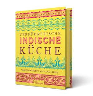 Eine Reise durch Indiens Küchen • Über 100 authentische, traditionelle Gerichte • Mit stimmungsvollen Fotos, die die berauschende Atmosphäre Indiens vermitteln • Mit zahlreichen Grundrezepten und vielen Tipps zur Zubereitung • Exklusive Geschenkausstattung mit gelbem Farbschnitt Die indische Küche besticht durch eine Vielfalt an Aromen und Düften, die sie auf der ganzen Welt einzigartig macht. Begeben Sie sich mit diesem Buch auf eine Reise durch den indischen Subkontinent und lernen Sie 100 authentische, traditionelle Gerichte kennen, die Sie zu Hause ganz leicht und ohne viel Aufwand nachkochen können. Kurze Begleittexte erzählen Wissenswertes über die unterschiedlichen Gerichte aus den jeweiligen Landesteilen und vermitteln eine Vorstellung von der bewegten Geschichte. Stimmungsvolle Fotos lassen Sie die berauschende Atmosphäre dieses großartigen Landes mit seiner wundervollen Küche genießen.