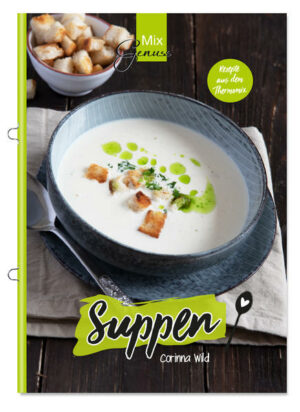 Jeder Löffel ein Genuss! Leckere Suppen sind bei Groß und Klein beliebt und sind mithilfe Ihres Thermomix auch noch ruckzuck fertig! Egal ob als Vorspeise oder als wärmende Hauptmahlzeit. In diesem Heft finden Sie für jeden Anlass die passende Suppe. Durch raffinierte Einlagen oder Toppings werden die warmen Köstlichkeiten zum wahren Soulfood. Legen Sie gleich los und finden Sie Ihre Lieblingssuppe! "MixGenuss SUPPEN" ist erhältlich im Online-Buchshop Honighäuschen.