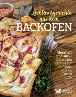 Das große Koch- und Backbuch für kalte Tage: Soulfood aus dem Ofen! Nach einem schönen Herbsttag etwas Leckeres im Backofen backen und brutzeln lassen, während sich langsam Duft und Wärme ausbreiten - die passenden Rezepte dafür hält dieses Reader’s Digest Buch bereit. Hier findet jedes Familienmitglied seine oder ihre Lieblingsspeise: Wie wäre es mit einer Calzone mit Peperoni, Pilzen und Mozzarella? Oder doch lieber eine Spargeltarte mit Mascarpone und Prosciutto? Worauf die Wahl auch fällt: Die Gerichte sehen nicht nur appetitlich aus, sie sind absolutes Wohlfühl-Essen. Fast 70 Backofen-Rezepte für Herbst und Winter - vom Klassiker bis zum Newcomer Plus Grundrezepte für Pizza- und Mürbeteig, Muffin- und Brötchenteig Herzhaft und lecker: Von Aufläufen über Pastetchen bis Pizzataschen ist alles drin! Darf es etwas Süßes sein? Scones, Crumble und Ofenschlupfer-Rezepte für Leckermäuler Durchgehend illustriert, einfache Zubereitung Auf den Teig kommt es an: Pizza, Quiche oder Tartes leicht gemacht Auch die Basics kommen nicht zu kurz - der richtige Teig ist schließlich entscheidend fürs ganze Gericht. Deshalb finden Sie in diesem Buch Grundrezepte für den perfekten Pizzateig ebenso wie für einen Mürbeteig oder auch die Anleitung für Muffins und Brötchen. Auf alle, die gerne Süßes essen, warten Dessert-Raffinessen wie Orangen-Rhabarber-Crumble und Möhrentarte mit Limettenquark. Und Oma-Rezepte wie der klassische Ofenschlupfer und die Würstchen im Schlafrock wecken Kindheitserinnerungen. Freuen Sie sich auf Soulfood aus dem Backofen! Reader’s Digest - Wissen, was gut ist: Ihr Ratgeberverlag rund um Kochen, Gesundheit, Haus und Garten