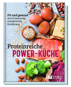 High Protein: Eiweißreiche Mahlzeiten, die stärken und auf gesunde Weise satt machen! Den Blick beim Kochen auf Proteine zu richten, bringt gleich zwei Vorteile: Zum einen hält Eiweiß lange satt und man ist weniger versucht, nach einer Hauptmahlzeit sofort wieder zu naschen. Zum anderen sorgt es für einen ausgeglichenen Blutzuckerspiegel, unterstützt den Muskelaufbau sowie den Fettabbau und festigt die Knochen. Was also für die einen aus sportlichen Gründen interessant ist, kann anderen beim Abnehmen und älteren Menschen beim Fit-Bleiben helfen. Und das Wichtigste: Die Eiweiß-Gerichte sind ausgesprochen lecker! Gesunde Ernährung leicht gemacht: Das Protein-Kochbuch für alle Kommt immer gut an: Klassiker aus der Fisch- und Fleischküche modern variiert Eiweißreiche vegetarische Rezepte: Hier spielen Hülsenfrüchte die Hauptrolle Kochrezepte zum Abnehmen: Eiweiß ist erlaubt! Durchgehend illustriert, einfache Zubereitung Durchgehend illustriert mit stimmungsvollen Food-Fotos In diesem Buch finden Sie eine Vielzahl an abwechslungsreichen Kochrezepten, bei denen Sie schnell vergessen werden, dass Sie etwas für Ihre Gesundheit tun und sofort in den Genießer-Modus kommen. Als Vorspeise ein leckeres Süppchen oder ein appetitanregender Salat - weiter geht’s zum Beispiel vegetarisch mit einer Buddha Bowl oder einem Kichererbsen-Curry mit Spinat. Oder für die Fleischesser: Zitronenhuhn mit Topinambur? Und als Nachtisch für alle eine schöne Pistaziencreme mit Heidelbeeren. Viel Spaß beim Nachkochen und Wohlfühlen! Reader’s Digest - Wissen, was gut ist: Ihr Ratgeberverlag rund um Kochen, Gesundheit, Haus und Garten