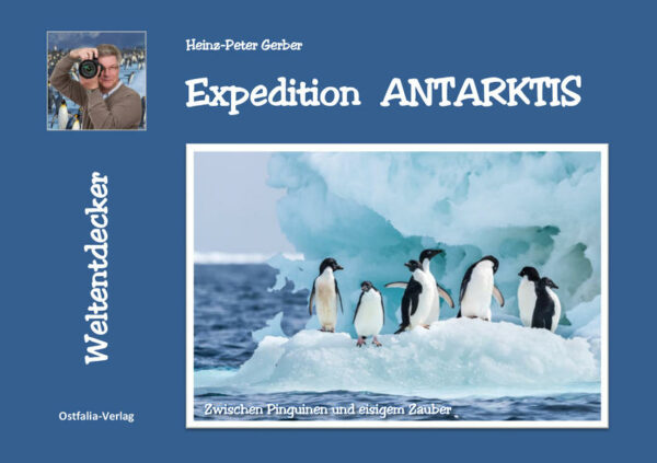 Eine Expedition in die Antarktis ist eines der letzten Abenteuer unserer Zeit. Das Staunen wird neu erlernt angesichts der faszinierenden Schönheit des sechsten Kontinents. An Bord eines kleinen Expeditionsschiffes entdecken Ursula und Heinz-Peter Gerber majestätische Gletscher und mächtige Eisberge in der grenzenlosen Stille