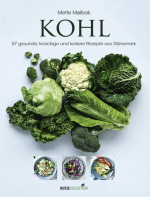 In ihrem Buch „Kohl - 57 gesunde, knackige und leckere Rezepte aus Dänemark“ zeigt Mette Mølbak, wie Kohl wieder Teil der Alltagsküche werden kann. Nicht als deftiges, schweres Bauernessen, sondern in Form von knackigen Salaten, leichten Gerichten und leckeren Beilagen - etwa als fein gehobelter Weißkohl mit süßer Mango und knusprigem Sesam. Oder auch als würziger Kebab in Rotkohlblättern. „Kohl ist supergesund, sättigend, günstig, lange haltbar und wird außerdem regional angebaut. Kohl zu essen ist ein einziger großer Gewinn”, meint Mette Mølbak.