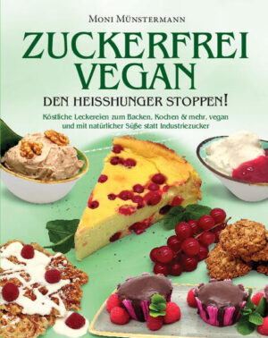 Fällt es dir schwer, von zuckerhaltigen Speisen wegzukommen, weil dich der fiese Heißhunger immer wieder überfällt? Dich kalt erwischt? Dich zwingt, doch wieder zu Süßigkeiten zu greifen? Damit ist jetzt Schluss! Denn: Wir alle wissen, wie ungesund Zucker ist. Zu viel davon macht uns auf lange Sicht krank. Du möchtest dich gesund ernähren, ohne dich zu quälen? Ohne, dass der Verzicht zur Tortur wird? Dann bist du bei Monis zuckerfreien und veganen Rezepten an der richtigen Adresse! - Profitiere von superleckeren Rezepten, die du ganz einfach selber machen kannst - Erfahre in der Einleitung alles darüber, warum Zucker so schädlich ist - Genießen ohne schlechtes Gewissen: Alle Rezepte sind vegan - 0% Industriezucker, 100% Geschmack! - Lerne, wie du dich sofort gesünder ernährst, ohne verzichten zu müssen Freue dich auf kongeniale Rezepte für alle Anlässe: - Göttliche Muffins und Brownies - Superleckere Kekse - Waffeln zum Verlieben - Köstliche Pfannkuchen - Süßer Joghurt, Quark und Pudding - Kuchen zum Niederknien - Eis für Leckermäulchen Alle Rezepte im Buch verwenden echte Alternativen zu Industriezucker, statt einfach auf Zuckerersatzstoffe zurückzugreifen! Um die Umwelt zu schonen und dir einen günstigen Preis anbieten zu können, wird das Rezeptbuch in schwarz-weiß gedruckt. Über einen QR-Code im Buch kannst du außerdem eine pdf-Datei mit Farbfotos von allen Gerichten abrufen. Sage dem Heißhunger den Kampf an, indem du nach oben scrollst und auf "Jetzt kaufen" klickst!