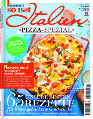 Mamma mia! Mit unserem Pizza-Sonderheft werden Sie spielend leicht zum echten italienischen Pizzabäcker, versprochen! Wir zeigen Ihnen wie Sie eine hauchdünne, knusprige und original italienische Pizza zubereiten. Ob klassisch oder ausgefallen - Bei uns werden Groß und Klein satt und selig! Zudem haben wir hilfreiche Ratgeber und interessante Warenkunden für Sie. So nehmen wir Ihnen garantiert die Scheu vor frischem Hefeteig, denn mit unseren Profi-Tricks kann rein gar nichts mehr schiefgehen - vom Teigansatz bis zur gebackenen Pizza.