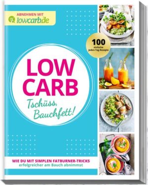 Der 7. Band der Einstiegsreihe „Abnehmen mit lowcarb.de" 100 Low Carb-Rezepte mit Bauch-weg-Zutaten entwickelt von den lowcarb.de-Expert*innen Alltagstaugliche Gerichte, die satt machen und gesund sind Werbemaßnahmen in allen Food/Health-Titeln der falkemedia gmbH & Co. KG plus Newsletter-Aktionen