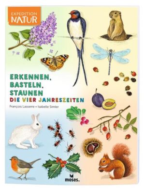 Honighäuschen (Bonn) - Dieses große Mitmachbuch lädt mit seinen außergewöhnlichen Illustrationen, kurzen Sachinformationen, Aufgaben zum Basteln, Experimentieren und Beobachten dazu ein, die Tier- und Pflanzenwelt rund ums Jahr kennenzulernen. Auf den letzten extradicken Pappseiten, können einzelne Tierkarten ausgeschnitten werden.
