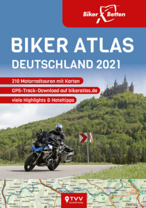 Erstmals haben wir euch einen BikerAtlas ausschließlich für Deutschland zusammengestellt. Er enthält über 210 Touren