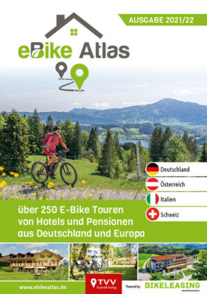 Der neue eBike Atlas enthält über 200 eBike Touren aus Deutschland