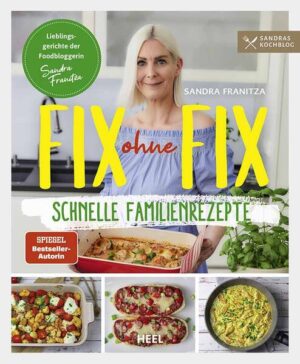 Erfolgsbloggerin Sandra Franitza (sandraskochblog) hat für ihr zweites Buch leckere Familienrezepte kreiert, die nach dem Erfolgsprinzip „Fix ohne Fix“ funktionieren. Sandra baut die beliebten „Fix-Tüten“ nach, jedoch ganz ohne Tüte, Zusatzstoffe und Geschmacksverstärker. Nach ihrem Bestseller aus dem Vorjahr folgt nun der heiß ersehnte Folgeband, der ganz der schnellen Küche für die gesamte Familie gewidmet ist. Und natürlich ist für jeden Geschmack etwas dabei - egal, ob herzhaft, leicht, vegetarisch oder mit Fleisch.