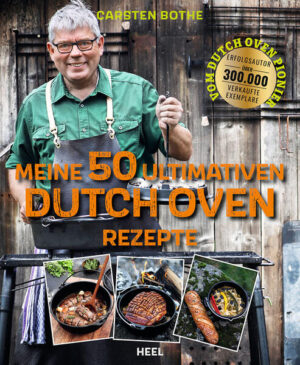 Carsten Bothe brachte den Dutch Oven Ende der 1990er-Jahre nach Deutschland und machte ihn durch das erste deutschsprachige Dutch-Oven-Kochbuch bekannt. In seinem neuesten Buch geht es um die 50 ultimativen Rezeptideen für den Dutch Oven, die jeder einmal ausprobiert haben muss. Carsten Bothe hat aus seinem umfangreichen Fundus die Rezepte zusammengestellt, die er selbst gerne und immer wieder kocht und die sich auch in seinen Kochkursen bewährt haben. Hier finden Sie Rezepte, die leicht nachzukochen sind, sicher gelingen und jedem schmecken - und auch alltagstauglich und schnell zubereitet sind. An die Töpfe, fertig, los!