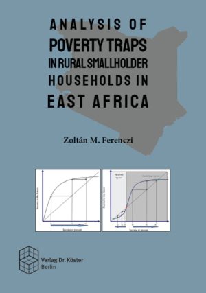 Honighäuschen (Bonn) - Starting from their policy implications and the underlying convergence controversy, this study investigates poverty traps in a West-Kenyan farming population producing African indigenous vegetables. The empirical analyses consistently find no evidence for multi-equilibria poverty traps. A large share of households demonstrates high economic mobility from a dynamic perspective as found by constructing the poverty transition matrix using adapted FGT and AF methods. The functions generated by the estimated non-parametric and parametric regression models resemble a C-shape rather than an elongated S-shape, and only have a single stable equilibrium at low-to-moderate levels. Some tentative evidence of potential psychological and behavioural poverty traps is indicated, which is recommended for further study.