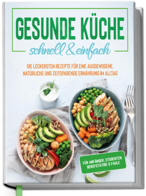 Satt, zufrieden und gesund - Kochen Sie sich glücklich in nur wenigen Minuten Eigentlich hängen Ihnen Fertigpizza und Käsetoast längst zum Hals raus? Sie wissen, wie wichtig gesunde Ernährung ist, aber Ihnen fehlen Zeit und Motivation? Sie möchten gut essen, aber im Wirrwar aus Paleo, Low-Carb und Vegan haben Sie den Überblick verloren, außerdem stehen in der Küche nur ein paar verbeulte Kochtöpfe herum? Dann ist dieses Buch Ihre maßgeschneiderte Ernährungslösung: In wenigen Minuten mit minimalem Aufwand zu maximalem Genuss! Tolle Nachrichten für Kochmuffel mit Gesundheits- und Geschmacksbewusstsein: Weder brauchen Sie eine vollausgestattete Hightechküche, noch unzählige kostspielige Zutaten, Sie müssen kein Ernährungs- oder Kochprofi sein und noch nicht einmal viel Zeit opfern - und trotzdem können Sie sich ausgewogen, abwechslungsreich, gesund und vor allem herrlich lecker ernähren! In nur 20 Minuten zu vollendetem Genuss - das klingt zu schön, um wahr zu sein? Lassen Sie sich von diesem pfiffigen und motivierenden Kochbuch eines Besseren belehren! Hier erfahren Sie in Kürze alles, was Sie über gesunde Ernährung wirklich wissen müssen, Tipps und Tricks machen Einkauf und Zubereitung 100% effizient, praxiserprobte Rezepte bringen Ihnen jeden Tag aufs Neue abgerundeten Gaumenschmaus auf den Teller. Kohlenhydrate, Mikronährstoffe, Bewegung, Schlaf: In kompakter Kürze zum Durchblick - worauf es wirklich ankommt, wenn es um Ihre Gesundheit geht. Sinnvoll einkaufen, notwendige Küchenutensilien, grundlegende Koch-Hacks: Wie Sie sich das Drumherum angenehm und zeitsparend gestalten - für mehr Freude am Brutzeln und Schnippeln! Nie wieder wässriger Reis oder zähes Fleisch: 100 leckere, leicht zu kochende und gelingsichere Rezepte mit Angaben zu Nährwerten, Zubereitungszeit, Schwierigkeitsgrad und Haltbarkeit. Lust auf etwas Leichtes oder eine Vorspeise? Wählen Sie aus zahlreichen Suppen- und Salatrezepten etwa griechischen Bauernsalat und Möhren-Ingwer-Suppe oder gönnen Sie sich eine raffinierte Kokossuppe mit Garnelen. Köstliche Sattmacher: Hauptgerichte mit Fleisch, Fisch, vegetarisch oder vegan stillen Ihren Hunger - probieren Sie etwa Rindergeschnetzeltes, Champignon-Feta-Curry, Kartoffel-Fischauflauf, Kräutersteinpilze-Pfanne oder die Spinat-Hähnchen-Bowl! Für den kleinen Appetit: Snacks und leckere Brotaufstriche erfreuen den Gaumen zwischendurch - mit Bärlauchcreme, Kartoffelecken mit Guacamaole oder Müsliriegel. Sie mögen’s süß? Dann versuchen Sie es mit Nachspeisen und Smoothies wie Obstkaltschale, Bratapfel mit Nuss, Himbeer-Smoothie oder Mandelshake! Lassen Sie dieses vielfältige und inspirierende Kochbuch Ihr Wegweiser zu einer Ernährung sein, die satt und gesund macht - und nebenbei noch eine Menge Spaß! Ganz egal, ob Tiefkühlpizza-Frustrierter, Küchenneuling oder vielbeschäftigter Genussfan - hier finden Sie alles, um Magen und Gemüt mit wenig Aufwand glücklich zu machen.