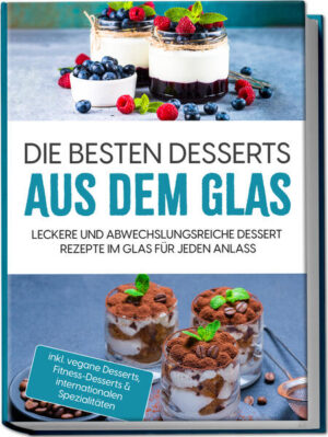 Desserts im Glas: Abwechslungsreiche, kreative und unschlagbar leckere Ideen für bildhübsches Löffelglück Sie finden, zu einer tollen Mahlzeit gehört ein großartiges Finale? Ansprechend gestaltet, raffiniert in der Geschmackskomposition und dabei voller unterschiedlichster kreativer Variationsmöglichkeiten? Oder genießen Sie gerne einfach zwischendurch mal ein paar Löffel pures Naschglück? Dann sind Desserts im Glas genau das Richtige für Sie und wie Sie die kinderleicht auf den Tisch zaubern, zeigt Ihnen nun dieses vielfältige Rezeptbuch! Perfekt portioniert, ansehnlich präsentiert und Löffel für Löffel eine geschmackliche Offenbarung: Das sind Desserts im Glas, die sich nicht nur als krönender Abschluss eines tollen Menüs gut machen, sondern auch als Highlight auf Buffets oder für süße Momente im Alltag einzigartige Akzente setzen. Sie sind leicht vorzubereiten, präsentieren sich in den unterschiedlichsten Varianten und wer zu Schichtdessert greift, der kann mit jedem Bissen eine neue Geschmackskombination genießen. Sieht nach komplizierten Kunstwerken aus? Ganz und gar nicht! Zwar ist die Optik beeindruckend, das kriegen Sie mit den kinderleicht nachzumachenden Rezepten aber tatsächlich blitzschnell und ohne großen Aufwand hin. Ob Sie es lieber fruchtig mögen oder in sündig-schokoladigen Leckereien schwelgen, ob’s mit Schuss, mit Nuss, alkoholisch oder lieber figurfreundlich sein darf - dank der Riesenauswahl findet sich für jede Vorliebe das perfekte Dessert und auch, wer sich vegan oder laktosefrei ernährt, kommt hier voll auf seine Kosten. Dank praktischer Tipps & Tricks sowie einfacher Schritt-für-Schritt-Beschreibungen gelingen die Kunstwerke zudem auch Ungeübten auf Anhieb und Sie können ab sofort jederzeit mit einzigartigen Leckereien punkten. Fruchtig oder nussig: Ob Sie es lieber erfrischend oder knackig mit Biss mögen, bei Himbeer-Mousse, Rhabarbergrütze, Karamell-Walnuss-Glas oder Brownie-Nuss-Dessert ist in jedem Falle das richtige dabei. Sündiges mit Schoko oder Schuss:Bei Schokomousse-Birnen-Dessert oder Oreo-Schoko-Cheesecake schlagen Schokoholic-Herzen höher und Eierlikör-Dessert oder Gin-Tonic-Nachspeise bringen ein wenig Schwips ins Glas. Für Gesundheitsbewusste: Vegane und Fitnessvarianten wie veganes Tiramisu, Schoko-Waldmeister-Dessert, Chia-Schoko-Pudding oder Blaubeer-Joghurt-Glas vereinen ganz einfach Schlemmerei und bewusste Ernährung miteinander. Kulinarische Weltreise: Dessert-Ideen aus aller Welt wie japanischer Flan, Natillas oder Pumpkin-Pie bringen internationales Flair ins Glas. Außergewöhnlich oder Ruckzuck: Für besondere Anlässe bieten sich etwa Champagner-Dessert oder Kindergeburtstags-Dessert an und wenn’s mal richtig schnell gehen muss, stehen Stracciatella-Glas oder Pfirsich-Dessert im Handumdrehen auf dem Tisch. Mit den vielfältigen Rezeptideen in diesem Buch bringen Sie frischen Wind in die Nachspeise und haben jederzeit die passende Leckerei für jeden Geschmack parat. Ob Sie liebe Gäste verwöhnen möchten, das Abendessen mit einer besonderen Kostbarkeit versüßen oder sich einfach zwischendurch eine Schlemmer-Auszeit gönnen - hier werden Sie reichlich fündig.