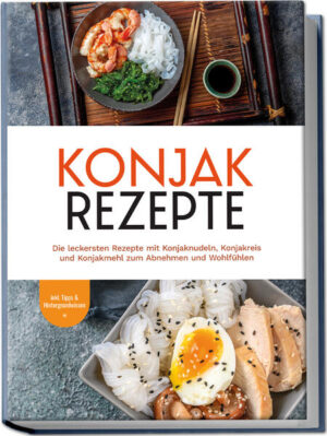 Konjak-Rezeptbuch: Abwechslungsreiche, unkomplizierte und köstliche Schlemmereien mit der asiatischen Wunderwurzel Optisch kommt sie eher unauffällig daher, tatsächlich hat die Knolle aber so einiges drauf: Denn Konjakwurzel ist ein vielversprechender Kandidat für die Abnehm-Revolution in der Küche und das ganz ohne Hunger und Verzicht! Was Sie aus der Teufelszunge alles an Leckereien zaubern können und wie Sie dabei optimal von ihren einzigartigen Eigenschaften profitieren, zeigt Ihnen dieses Rezeptbuch. In der asiatischen Küche ist sie längst Grundzutat, hierzulande tritt sie erst seit kurzer Zeit ihren Siegeszug an: die Konjakwurzel, auch Teufelszunge genannt und zurecht als Abnehmwunder gerühmt. Nahezu kalorienfrei, gut für Herz-Kreislauf-System, Cholesterinspiegel und Darmflora und mit reichlich Ballaststoffen ein Sättigungs- und Verdauungswunder. Dank ihres neutralen Geschmacks und ihrer unkomplizierten Verwendung für alle Koch- und Backlebenslagen wird sie im Handumdrehen zum neuen Superstar auf Ihrem Teller und die zahlreichen Rezepte zeigen Ihnen, wie. Ob in Reis- oder Nudelform oder als pures Mehl - in Brötchen, Suppen, Reisgerichten, Nudeltopf und vielem mehr macht die Knolle immer eine Top-Figur und liefert einzigartige Genussmomente für Veggies, Fleischfans und Fischfreaks gleichermaßen. Schmeckt dann nicht alles gleich? Ganz im Gegenteil! Denn der neutrale Geschmack der Wurzel erlaubt eine unbegrenzte Vielfalt an köstlichen Aromakombinationen und punktet sogar in Süßspeisen und Desserts. Dazu gelingen die kinderleichten Rezepte auch ungeübten Köchen auf Anhieb und schenken jederzeit einzigartige Genussmomente. Ballaststoff-Bomben zum Frühstück: Mit Frühstückswaffeln, süß-fruchtigem Konjak-Porridge, Apfel-Kiwi-Smoothie oder Körnerbrötchen sorgen Sie gleich am Morgen für einen Verdauungs-Kickstart. Salate & Suppen: Asia-Mix-Salat, mediterraner Nudelsalat, asiatische Rindersuppe oder rote Curry-Suppe sind perfekt als Vorspeise, Beilage oder leichte Mahlzeit. Vegetarisch-vegane Leckereien: Bei Brokkoli-Erdnuss-Bowl, Rote-Linsen-Eintopf, Gemüse-Konjak-Fettuccine oder Hokkaido-Kürbis mit Konjak-Reis und Ziegenfrischkäse ist für jeden Veggie-Geschmack reichlich Auswahl geboten. Hauptgerichte mit Fleisch & Fisch: Mit Hähnchen in Erdnussbuttermarinade, ungarischem Gulasch mit Konjak-Reis, Konjak-Nudeln mit Räucherlachs oder Meeresfrüchten mit Konjak-Fettuccine wird es köstlich, deftig und sättigend zugleich. Konjak für Naschkatzen: Konjak-Mandel-Pudding, Eierkuchen, beeriger Käsekuchen oder Konjak-Pudding mit Blaubeeren sorgen für süße Glücksmomente. Dieses ganz besondere Kochbuch zeigt Ihnen die Geschmacksvielfalt der kleinen Wunderknolle und bietet eine herrlich unkomplizierte Möglichkeit, gesundes Schlemmen ganz einfach zum Alltag zu machen. Mit dem traditionellen Shabu-Shabu-Hot-Pot aus dem Bonusteil können wahre Konjak-Fans sich außerdem die volle Dosis Superwurzel in leckerer Fondue-Form gönnen - für Hochgenuss ganz ohne Reue.