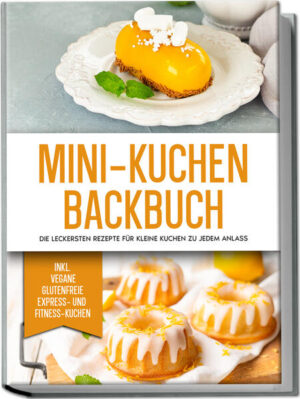 Kleine Kuchen, großer Genuss: Volle Auswahl und voller Geschmack für jeden Anlass im praktischen Mini-Format Packt Sie manchmal die Lust auf ein köstliches Stück Donauwelle, aber ein ganzes Blech ist zu viel des Guten? Ob zweisames Kaffeestündchen mit dem Liebsten oder Kränzchen in kleiner Runde - ein kleines Häppchen käme jetzt gerade recht, aber von der vollen Springform Schokotorte würde die Hälfte schlecht? Oder haben Sie einfach Lust auf Abwechslung und wollen nicht tagelang das Gleiche essen? In jedem Falle gibt es hier die perfekte Lösung: Küchlein im Kleinformat, die den großen Schlemmervorbildern geschmacklich und optisch in nichts nachstehen! Ob Blechkuchen, Gugelhupf oder Sahnetorte: Ein ganzes Backkunstwerk ist oft zu viel, doch wer trotzdem gerne Kuchen nascht, der muss künftig nicht mehr auf den Leckerbissen zum Nachmittagskaffee verzichten. Mit den vielfältigen Rezepten in diesem Buch zaubern Sie die ganze Bandbreite an Kuchenglück kinderleicht im Kleinformat auf den Tisch. Denn Bleche, Spring- oder Gugelhupfformen gibt es auch in Miniaturausführung, sodass Sie vom Erdbeerkuchen über die Linzer Torte bis hin zum Zwiebelkuchen auf kein Geschmackshighlight verzichten müssen. Aber lohnt sich da der Aufwand überhaupt? Na klar! Denn die Rezepte sind nicht nur abwechslungsreich, sondern auch unkompliziert und stehen dank einfacher Schritt-für-Schritt-Anleitungen im Handumdrehen auf der Kaffeetafel. Ob eine liebe Freundin überraschend vor der Tür steht, Sie Ihre Schwiegermutter auch kurzfristig mit erlesenem Backwerk beeindrucken möchten oder Ihnen einfach spontan der Sinn nach einem Stück Schlemmerglück steht - kleine Kuchen machen’s jederzeit möglich. Welche Formen es gibt, worauf Sie bei der Zubereitung achten müssen und wie Sie damit nach Herzenslust kreativ werden können, das erfahren Sie nun in diesem Buch. Heißgeliebt & für jeden Anlass: Kleiner Streuselkuchen mit Beeren, kleine Käse-Sahne-Torte, Kokos-Blechkuchen oder kleine Nuss-Nougat-Gugelhupfe bieten Hochgenuss für jeden Geschmack. Besondere Ansprüche: Ob vegan oder glutenfrei, bei kleinem veganem Schokokuchen, veganen Mini-Zitronengugelhupfen mit Himbeeren, glutenfreiem Bananenkuchen oder glutenfreien Brownies kommt jedes Leckermäulchen voll auf seine Kosten. Turbo-Rezepte: Wenn’s mal richtig schnell gehen muss, stehen schneller Joghurtkuchen, 2-Zutaten-Schokokuchen oder schnelle Apfel-Zimt-Mini-Gugelhupfe in kürzester Zeit auf dem Tisch. Herzhaft & sättigend: Pikante Leckereien wie kleiner Kürbis-Käse-Kuchen, Mini-Gugelhupfe mit Lachs oder kleine Pizzatorte sind perfekt für Picknick, Buffet oder Snack-Laune. Für Gesundheitsbewusste: Fitness- und Diät-Varianten wie kalorienreduzierter Apfelkuchen, Käsekuchen ohne Mehl und Rohrzucker oder rohrzuckerfreier Bananen-Zebra-Kuchen sorgen für himmlischen Genuss ganz ohne Reue. Mit den kleinen Köstlichkeiten aus diesem Buch sind Sie künftig für jede Situation gewappnet und können Ihren Alltag mit kleinen, aber feinen Genießermomenten aufpeppen. Ob Hobbybäcker, Improvisationskünstler oder Leckermäuler - hier wird wirklich jeder fündig.