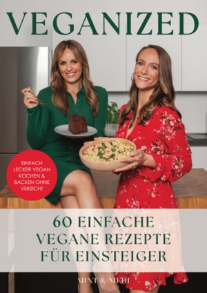 „Veganized: Einfach lecker vegan kochen und backen ganz ohne Verzicht“ Stellen Sie sich vor, Sie könnten Ihre Lieblingsklassiker auf ganz neue, aufregende Weise genießen - und das alles vegan! Willkommen in der Welt von „Veganized“, dem bahnbrechenden Kochbuch der Schwestern Mariana und Melani Ilic, auch bekannt als Mint & Meri. Mint & Meri - Ein Leben in Genuss und Leichtigkeit Die Schwestern Mariana und Melani Ilic, beliebte Instagram-Food-Blogger teilen in „Veganized“ nicht nur ihre Liebe zur pflanzlichen Küche, sondern auch ihre ganz persönliche Geschichte. Im Vorwort gewähren sie private Einblicke, die in die Welt des Veganismus einführen. Das erwartet Sie in diesem Buch: Klassische Rezepte, veganisiert: Mariana und Melani nehmen beliebte klassische Gerichte und zaubern sie in vollkommen pflanzlicher Form neu. Die Rezepte sind nicht nur originell, sondern auch überraschend einfach zuzubereiten. Für Einsteiger und erfahrene Veganer: Egal, ob Sie gerade erst in die Welt des Veganismus eintauchen oder schon lange dabei sind - „Veganized“ bietet eine Vielfalt an Rezepten, die Ihre Geschmacksknospen auf eine köstliche Reise mitnehmen. Lecker und gesund: Die Rezepte sind nicht nur köstlich, sondern auch gesundheitsfördernd. Genießen Sie unbeschwert, ohne auf Geschmack und Nährstoffe zu verzichten. Vielfalt aus aller Welt: „Veganized“ bietet Rezepte aus verschiedenen Küchen der Welt, sodass für jeden Geschmack etwas dabei ist. Von italienischer Lasagne bis hin zur Donauwelle, hier finden Sie Abwechslung in jeder Mahlzeit. Alternative zu Fleischgerichten: Dieses Buch ist nicht nur für Veganer geeignet. Mischköstler finden hier kreative Alternativen zu Fleischgerichten, die den Genuss in den Mittelpunkt stellen. Warum „Veganized“ ein Muss ist: Einfach und schnell: Die Rezepte in diesem Buch sind nicht nur kreativ, sondern auch zeitsparend. Selbst wenn Sie einen vollen Terminkalender haben, können Sie köstliche Mahlzeiten im Handumdrehen zubereiten. Mint-&-Meri-Qualität: Die Schwestern Mariana und Melani Ilic sind bekannt für ihre kulinarische Raffinesse und Leidenschaft für gesundes Essen. In „Veganized“ haben sie all ihr Können und ihre Expertise eingebracht. Für jeden, der Genuss und Gesundheit schätzt: Dieses Buch spricht jeden an, der Freude am Kochen und Essen hat. Egal, ob Sie bereits ein Veganer sind oder sich einfach für gesunde, schmackhafte Gerichte interessieren. Erleben Sie eine kulinarische Reise, die Ihnen beweist, dass Veganismus nicht nur gut für Ihre Gesundheit und die Umwelt ist, sondern auch absolut köstlich sein kann. Holen Sie sich „Veganized“ und entdecken Sie die Kunst des genussvollen, pflanzlichen Kochens - ein Fest für die Sinne!