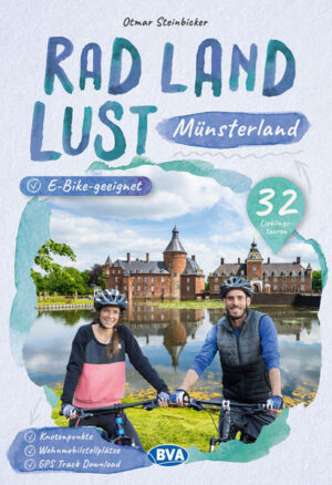 Dieser Radführer beinhaltet 32 Rundtouren auf den landschaftlich schönen Strecken zu den bedeutendsten Sehenswürdigkeiten der Region. Die Startpunkte sind mit öffentlichen Vekehrsmitteln erreichbar. Auf Wohnmobilstellplätze an der Strecke wird hingewiesen. zusätzliches kostenfreies Online-Angebot: gpx-Tracks der Touren zum Download "Münsterland RadLandLust