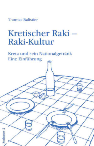 Was der Ouzo für das übrige Hellas, das ist der Raki für Kreta. Das kretische Nationalgetränk unterscheidet sich geschmacklich deutlich vom griechischen Ouzo: Raki ist kein Anis-, sondern ein Weintresterschnaps und läßt sich noch am ehesten mit dem italienischen Grappa vergleichen. Seit Jahrhunderten wird Raki, dessen altkretischer Name tsikoudia lautet, in unzähligen kleinen Brennereien auf dem Lande auf traditionelle Art und Weise hergestellt. Das Büchlein möchte kurzweilig in die alte Raki-Kultur Kretas einführen, zu der neben den historisch gewachsenen Kenntnissen über die Destillation von Raki auch die alltäglichen Formen seines Verbrauchs - als Getränk, als Medizin - sowie seine symbolische Verdichtung in der Kunst, z. B. im literarischen Werk von Nikos Kazantzakis, gehören.