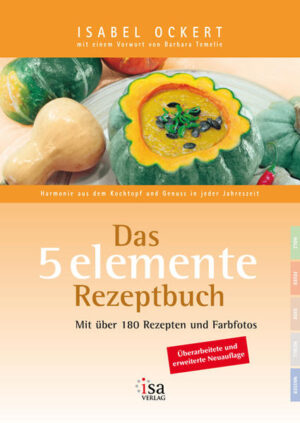 Die Ernährung nach den Fünf Elementen ist eine Abwandlung der Traditionellen Chinesischen Diätetik für die zeitgemäße Anwendung im heutigen, schnellebigen Westen. Dabei geht es vor allem um zwei grundlegende Dinge: Genuss und Bekömmlichkeit! Aber auch das angepasste Kochen je nach Jahreszeit, die Verwendung der Nahrungsmittel entsprechend ihren wärmenden, neutralen oder kühlenden Effekt und der gezielte Einsatz der Fünf Geschmacksrichtungen sauer, bitter, süß, scharf und salzig sind wichtige Grundlagen der Fünf-Elemente-Ernährung. Mit den über 180 jahreszeitlich geordneten Rezepten bereiten Sie genussvolle Gerichte nach den Regeln der 5-Elemente-Küche zu, und das ist auch für den Laien ganz einfach. Erleben Sie selbst, wie schnell wirklich gutes und gesundes Essen auf den Tisch gezaubert werden kann. Kochen Sie sich mit Leichtigkeit durch die Jahreszeiten. Praktische Tipps und Wissenswertes zur Fünf-Elemente-Küche finden Sie im ersten Teil und im Anhang des Buches, darunter: - Garmethoden und jahreszeitliche Zubereitungsarten - Kochen im Kreislauf der 5 elemente - Saisonkalender für Gemüse, Salate und Obst - umfangreiche Nahrungsmittelliste - Warenkunde