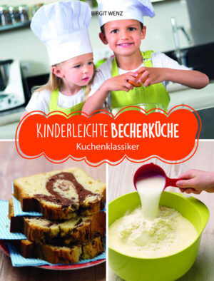 Kinderleichte Becherküche - „Kuchenklassiker“ Jedes Kind möchte gerne selbst backen und einen Kuchen dem Papa oder der Oma zum Geburtstag schenken. Mit den "Kuchenklassikern" aus der Becherküche ist dies nun möglich. Die Auswahl der Kuchen reicht vom eher einfachen Marmor-, Nuss- und Apfelkuchen, über Zitronen-Muffins mit Zuckerguss bis hin zu einem leckeren Käsekuchen. Dem Papa und der Oma schmeckt's bestimmt. Das Prinzip 500 g Mehl und 100 g Zucker abwiegen? Das geht ganz einfach mit „Kinderleichte Becherküche“. Mit den unterschiedlich großen und farbigen Bechern gelingt es Kindern selbstständig, die Zutaten abzumessen und einen Teig herzustellen. In einer übersichtlichen und klar strukturierten Bild-für-Bild-Anleitung wird jeder einzelne Schritt dargestellt. Mit der neuen Becherküchentechnik ist es Kindern, nahezu eigenständig verschiedene Kuchen zu backen. So werden Eigenständigkeit und Selbstbewusstsein des Kindes gestärkt. Erleben Sie selbst, wie Kinder stolz ihre selbst gemachten Kuchenklassiker präsentieren! Inhalt: 5 kindgerechte Rezepte • Marmorkuchen • Apfelkuchen • Zitronenmuffins • • Käsekuchen • Nusskuchen •