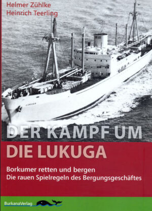 Honighäuschen (Bonn) - Die Gewässer der Nordsee sind seit vielen Jahrhunderten eine enorme Herausforderung für Kapitäne, Offiziere und Mannschaften. Nicht immer gelang und gelingt es, die Schiffe sicher und unversehrt an ihre Zielhäfen zu bringen. Helmer Zühlke hat das bereits in seinen umfangreichen Werken über die Untergänge vor Borkum mit großer Fachkenntnis unter Beweis gestellt. In seinem neuen Buch DER KAMPF UM DIE LUKUGA beschreibt er den riskanten Versuch, die LUKUGA, ein wunderschönes Frachtschiff auf dem Weg aus Westafrika nach Europa, zu bergen. Gemeinsam mit Kapitän Heinrich Teerling als maritimem Co-Autor haben die beiden ein spannendes Werk geschaffen. Besonders wertvoll ist seine Arbeit durch die umfangreichen Recherchen über die rauen Spielregeln des Bergegeschäftes. Mit enormer Genauigkeit hat er eine Vielzahl von Quellen gefunden, die ein hochinteressantes Licht auf bisher unbekannte Details werfen. Eine große Zahl Borkumer Männer hat sich bei der Bergung als tatkräftige Helfer zur Verfügung gestellt. Das war zwar ein gut bezahltes, aber auch gefährliches und schweres Unterfangen.