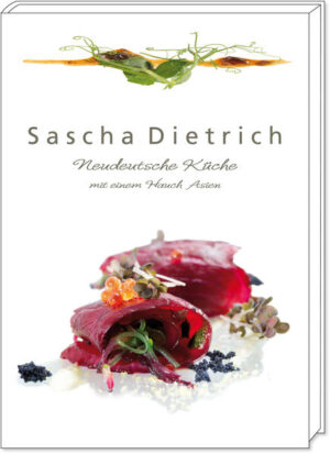 Marinierter Dorsch auf Erbsen-Wasabi-Mousse … das ist nur eines von rund 50 Rezepten aus dem Buch „Neudeutsche Küche mit einem Hauch Asien“ von Sascha Dietrich. Auf 148 Seiten werden kulinarische Leckerbissen, die der Küchenchef in seinem Landhausrestaurant auf der Insel Fehmarn anbietet, anschaulich präsentiert.