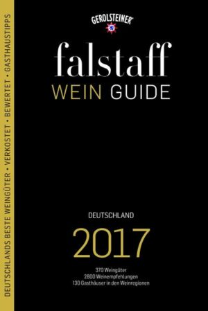 Der Falstaff Weinguide Deutschland 2017 enthält rund 3.000 Weinempfehlungen von mehr als 370 Produzenten, bewertet nach dem 100-Punkte-System. Dazu kommen die 130 Gasthaus-Tipps, die bei der Planung des nächsten Aufenthalts in einer Weinbauregion helfen und die Rubrik »Talentschuppen«, die sich dem Winzernachwuchs widmet  alles in allem ein starkes Nachschlagewerk am Puls der Zeit. "falstaff Weinguide Deutschland 2017" ist erhältlich im Online-Buchshop Honighäuschen.