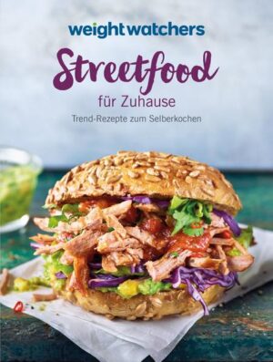 Weight Watchers Streetfood für Zuhause: Der Food Truck hält in Ihrer Küche Auf in die eigene Küche - Schlange stehen am Food Truck entfällt dank der Weight Watchers Streetfood Snacks für Zuhause. Mehr als 50 leckere und gesunde Rezepte, die alle auf das Weight Watchers SmartPoints Programm abgestimmt sind, bringen Festival-Stimmung und den Duft ferner Straßenküchen in Ihre Wohnung. Schnelle Trend-Rezepte und gesunde Snacks Schlemmen Sie auf gesunde Art und genießen Sie Fast Food Klassiker wie Burger, Pulled Pork, Tacos und Wraps. Begeben Sie sich auf kulinarische Weltreise mit Falafel, Dim Sum, Tacos, Böreks und türkischer Pizza oder entdecken Sie heiß geliebte europäische Streetfood-Köstlichkeiten wie Currywurst, Frikandel, Fish & Chips und Omelette neu. Fast Food - schnell, gesund und kalorienbewusst! Schnelle, lässige Rezepte aus aller Welt bietet Ihnen das Weight Watchers Kochbuch Streetfood für Zuhause. Fast Food und eine kalorienbewusste Ernährung nach der Weight Watchers Methode schließen sich nicht aus- ganz im Gegenteil. Ob Burger, Chicken Wings, Tom Yum Suppe oder Salat- Weight Watchers Streetfood für Zuhause ist in jeder Form richtig lecker! Genießen Sie Streetfood à la Weight Watchers: gesundes Essen auf die Hand, zuhause gekocht mit frischen Zutaten.