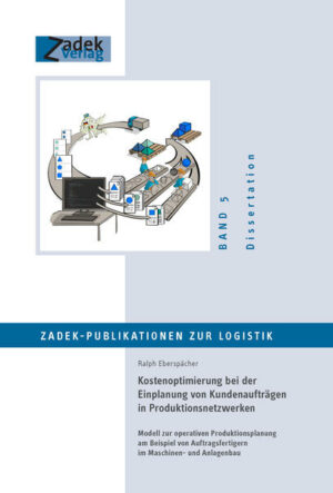 Honighäuschen (Bonn) - Mit der Optimierung der Produktionseinplanung von Multi-Produkt-Kundenaufträgen thematisiert Herr Ralph Eberspächer ein bislang wenig betrachtetes Themenfeld. Dabei ist vom Autor mit der operativen Produktionsplanung im Maschinen- und Anlagenbau ein spannendes Anwendungsfeld gewählt worden, sind doch gerade hier die Herausforderungen hinsichtlich Logistikkosten, kundenspezifischer Nachfrageschwankungen und Service Level hoch und somit besonders geeignet, um Ableitungen für eine verbesserte Einplanung der Kundenaufträge in ein Produktionsnetzwerk zu treffen. In dieser Arbeit werden der Auftragsabwicklungsprozess, die Produktion mit den unterschiedlichen Produktions- und Fertigungstypen sowie die Produktionsplanung und -steuerung mit den Planungsebenen grundlegend erläutert. Als wichtige Anforderungen an die operative Produktionsplanung werden u.a. die Einhaltung des Kundenliefertermins als wichtiges Kriterium für die Kundenzufriedenheit, die Reduzierung der Transaktionskosten, die Beibehaltung der Produktionsflexibilität, die Reduzierung von Bestands-, Handlings- und Transportkosten sowie eine hohe Auslastung der Produktion herausgearbeitet. In seinem Konzept beschreibt der Autor die Bestandteile des Datenmodells und geht neben den auftragsbezogenen Daten und erforderlichen Kapazitätsangaben auf die Zuordnung zu Montagelinien sowie auf die Vorgangsdauern beim Mixed Model Sequencing ein. Die Zielfunktion besteht aus Kosten für die verfrühte Auftragseinplanung oder verspätete Fertigstellung oder unterschiedliche Fertigstellungszeitpunkte, den Bestandskosten sowie Kosten der rollierenden Planung. Zusätzlich geht es um die Betrachtung von Restriktionen, wo neben Modellrestriktionen auch produktions- und auftragsbezogene Restriktionen benannt werden. Die direkte Einbeziehung der Koordinationskosten in die Zielfunktion ergibt deutlich geringere Gesamtzielfunktionswerte als bei separater Betrachtung der Transaktionskosten, was für eine Integration in den Optimierungsalgorithmus spricht. Weiterhin zeigen die numerischen Tests, dass die Berücksichtigung des Merkmals Komplettlieferung bei der Auftragseinplanung kostenoptimaler ist. Der praxisnahe Anwendungsfall basiert auf einem Großunternehmen des Maschinen- und Anlagenbaus mit verschiedenen Produktionsstandorten in Europa und einer größeren Anzahl von Produkten. Aktuell erfolgt bei dem betrachteten Unternehmen keine integrierte Koordination von Multi-Produkt-Kundenaufträgen. Das entwickelte Modell bildete für die betrachteten Montagelinien ein integriertes und gesamtoptimales Tages-Produktionsprogramm. Insgesamt wird mit dieser Arbeit aufgezeigt, dass bei Einbeziehung der Transaktionskosten die Zielgrößen der operativen Produktionsplanung verbessert werden können. Das Mixed Model Sequencing-Verfahren berücksichtigt dabei als einziges die Auslastungsschwankungen. Der Autor empfiehlt die täglich rollierende Planung unter Anwendung des Mixed Model Sequencing-Verfahrens. Mit dieser Arbeit widmete sich Herr Ralph Eberspächer einem aktuellen Thema mit hohem Praxisbezug.