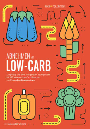 "Abnehmen mit Low-Carb" ist das erste Gesamtwerk von Alexander Grimme. Das Buch kann entweder als reines Kochbuch mit 133 Rezepten (inkl. Frühstück, Hauptgerichte, Salate und Snacks) oder als individueller Ernährungsplan zum selber zusammenstellen genutzt werden. Zusätzlich werden alle gängigen Themen wie Kaloriendefizit, Lebensmittel-Basics, Kalorien und Makronährstoffe, Essen im Restaurant (auswärts), Kalorienzählen, Nacht- und Schichtarbeit, fehlende Küche am Arbeitsplatz und Tipps gegen Heißhunger ausführlich aber einfach und verständlich erklärt. Zusätzlich wird erklärt wie man sein eigenes Kalorienziel selbst berechnet und die entsprechenden nach Kalorien sortierten Rezepte aus dem Buch dann als Ernährungsplan verwendet. Zusätzlich gibt es sogar ein kleines Sportprogramm für zu Hause im Buch.