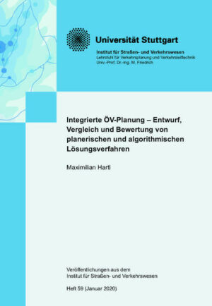 Honighäuschen (Bonn) - Der öffentliche Verkehr (ÖV) ist ein wichtiger Teil der öffentlichen Daseinsvorsorge. Der ÖV bietet der Bevölkerung Beförderungsleistungen, die kein eigenes Fahrzeug erfordern. Der ÖV erfüllt eine dienende Funktion und existiert nicht zum Selbstzweck. Der ÖV soll dafür sorgen, dass Reisende zuverlässig, sicher, komfortabel, in einer angemessenen Zeit und mit angemessenem Kostenaufwand an ihr Ziel kommen. All diese positiven Eigenschaften rechtfertigen die Bezuschussung des ÖV durch die öffentliche Hand. Die Förderung leitet die kontinuierliche Erforschung zur Verbesserung bestehender Planungsprozesse ab. Die Forschungsarbeit soll zum einen den Fahrgastkomfort steigern und zum anderen die Betreiberkosten minimieren. Die Angebotsplanung von öffentlichen Verkehrsangeboten ist eine vielschichtige Planungsaufgabe, deren Komplexität bereits bei kleinen Untersuchungsräumen zu hoch ist, um sie in einem Planungsschritt lösen zu können. Daher wird die Aufgabe der Angebotsplanung üblicherweise in mehrere Teilschritte gegliedert und sukzessive wie folgt gelöst:  Liniennetzplanung (Verkehrsplanung): Bestimmung des Liniennetzes.  Fahrplanung (Schnittstelle zwischen Verkehrs- und Betriebsplanung: Festlegung der Fahrzeiten, Takte und Abfahrtszeiten.  Einsatzplanung (Betriebsplanung): Fahrzeugumlaufplanung und Dienstplanung. Die Trennung der Verkehrs- und Betriebsplanung führt bei der Angebotsplanung dazu, dass das übergeordnete Ziel, nämlich die Maximierung der Angebotsqualität und die Minimierung des betrieblichen Aufwands, nicht integriert betrachtet werden.